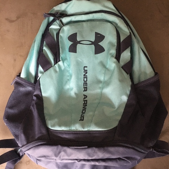 mint green under armour backpack